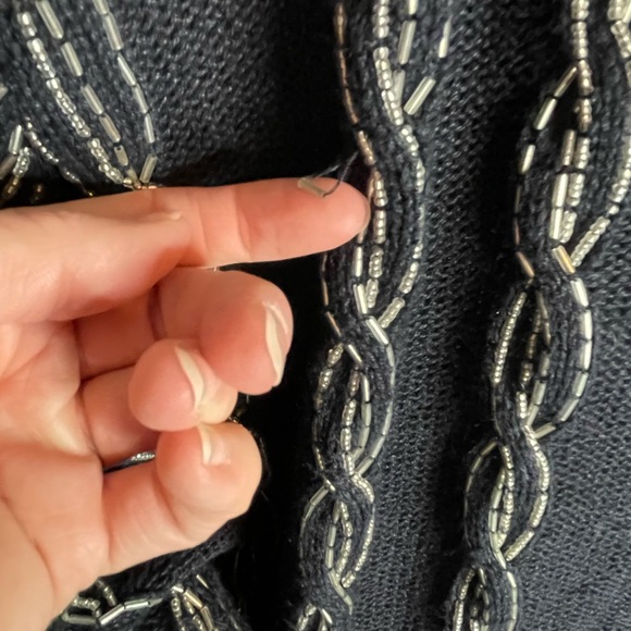 Vintage beaded sweater - Picture 3 of 6